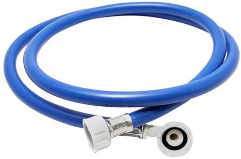 Manguera universal de entrada de agua fría para lavadora, tubo de entrada para lavavajillas (azul, 1,5 metros)