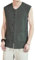 T-Shirt Herren Ärmellos Casual T-Shirt Herren Fitness Atmungsaktiv Base Shirt Herren Kapuzenpullover Herren Tankshirt Herren Sportshirt Herren C-Green L