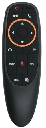 CENPEK Air Mouse-Fernbedienung, kabellose Fernbedienung, Sprach- und Infrarot-Lernen, 2,4 GHz, Smart-TV, PC, Android-TV-Box, Laptop, Projektor, Windows, Android, Mac OS