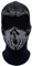 FUIPVGI Call of Duty Ghost Maske,Geister-Sturmhaube,Geistermaske,Totenkopf-Sturmhaube,Skelett-Kostüm,Ganzkopf-Ski-Schlauchmaske, Skelett-Maske für Männer und Frauen Halloween Outdoor(Schwarz)