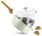 MENASTYL - Set culinaire multi-usages amovible Céladon 28cm en aluminium - Ustensile tout-en-un compatible tous feux et lave-vaisselle - Revêtement en céramique - 6020894
