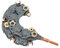 Auto Lichtmaschine Gleichrichter, Lichtmaschine Gleichrichter Lichtmaschine Gleichrichter Ersatz 31127 PT0 003 Aluminiumlegierung Ersatz für