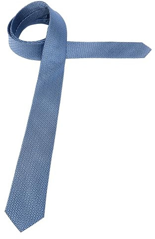 ETERNA Herren Seidenkrawatte blau One Size_H