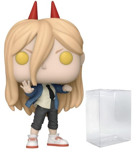 POP Anime: Chainsaw Man - Power Funko Vinyl Figure (Bundled with Compatible Box Protector Case), Multicolor, 3.75 inches