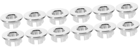 Angoily 12piezas Cubierta De Desbordamiento para Fregadero De Decorativa y Práctica Compatible Lavabos De Baño y Cocina Fácil Instalación Previene Salpicaduras y Mejora La Estética