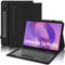 JADEMALL Clavier pour Lenovo Idea Tab Pro 12.7 2025, Coque Clavier pour Lenovo Idea Tab P12 Pro 12.7 2025, AZERTY Français Rétroéclairé Bluetooth Détachable pour Tablette Idea Pro 2025, Noir