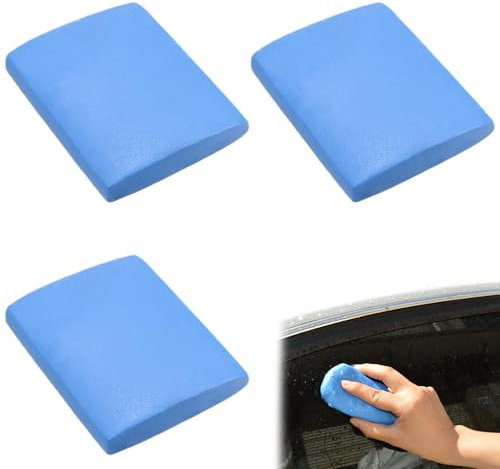 Reinigungsknete Auto,3 Stück Auto Reinigungsmasse,Lackreinigungsknete Zur Lackpflege,Auto Knete Lack,Felgenreiniger,Lackknete Auto,Magic Car Clay Bar Für Autoreinigung Felgenreinigung