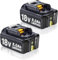 BATTOOL pour Makita BL1860B Lot de 2 batteries de rechange 18 V 8,0 Ah/8000 mAh pour Makita 18 V BL1860B BL1850B BL1860 BL1830 BL1815 BL1860B BL1835 BL1845 BL1850 199 4205. 3 LXT-400 avec batterie LED