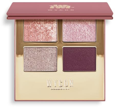 WYCON Cosmetics MY TREASURE Palette occhi da 4 ombretti in textures matt e shimmer 01 SWEET ROMANCE