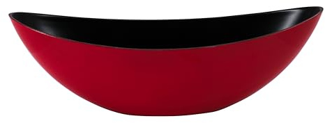 Klocke Dekorationsbedarf Schiffchen/Jardiniere - Pflanzgefäß - Pflanzschale - Dekoschale - Übertopf (Rot, 34 x 11 x 11 cm)