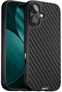 Mous for iPhone 17 Limitless Aramid Fibre Case, Compatible with MagSafe, Full Camera Protection, Shockproof, Black
