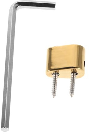 DECORNIJIA Blocco Delle Corde Per Ponte Sella Per Basso Senza Paletta Dado Di Bloccaggio Corde Per Basso Elettrico Senza Paletta Parti Di Ricambio Per Senza