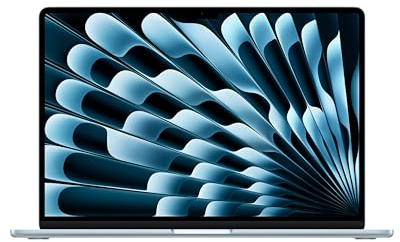 Apple MacBook Air 15'' con chip M5: progettato per l’AI, display Liquid Retina da 15,3'', 16GB di memoria unificata, 1 TB di archiviazione SSD, 10 CPU, 10 GPU, Wi Fi 7 – Celeste