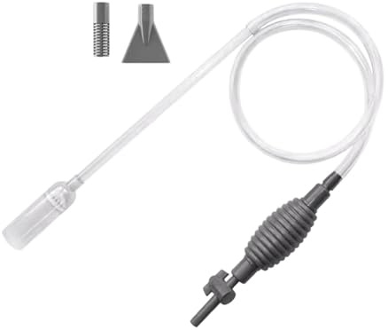 Aquarium Bodensauger Manueller Wasserwechsler Siphon | Aquarium Reinigungsset für Wasserschildkröten Dekorationen Sand Süßwasser Algen Substrat Steine Pflanzen Höhlen Fischen