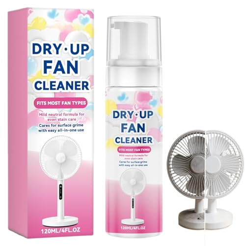 Fan Cleaner Spray, anti static fan dust repellent, fans blade sticky grime remover, fast drying fan cleaning spray, air conditioner vent cleaner, waterless fans blade cleaning sprays (1 pcs)