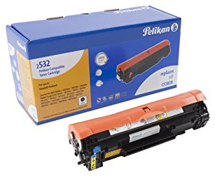 Pelikan Toner ersetzt HP CF283X (passend für Drucker HP Laserjet M 201 / -202 / -225)