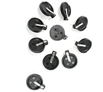 Aexit 10 Pcs CR1616 Coin Button Battery Holder Container (a0c7544b0a8dafb70c4ab2969d0c39c2)