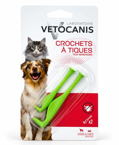 Vetocanis Zeckenhaken Zecke komplett entfernen für Hund/Katze, 1 Stück