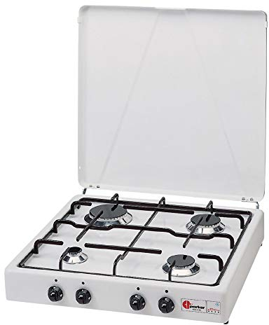 Fornello cucina a gas metano 4 fuochi CFParker Piano Cottura made in italy 542GPSm per uso interno - con valvole di sicurezza
