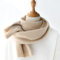 Neue Khaki Wollschal Dünne Männer Und Frauen Kleine Dünne Schals Winter Warm Gestrickter Kurzer Schal Unisex Einfarbig,Kinder108Cm