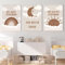 Boho Kinderzimmer Wandkunst You Are My Sunshine Wandkunst Boho Baby Poster für Wand Regenbogen Leinwand Kinderzimmer Bilder Dekor Kinderzimmer Drucke Spielzimmer Wandkunst Boho Kinderzimmer Kunstwerk