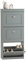 SoBuy Zapatero Estrecho para Entrada y Recibidor - Mueble Zapatero Gris con 3 Solapas y Gran Capacidad - Zapatero Armario 53x24x117cm para Pasillo Estrecho, Recibidores, Dormitorio, FSR94-HG