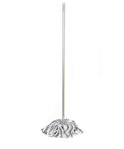 Salter LASAL71519WEU7 Warm Harmony Microfibre Mop – Super Absorbent String Mop, Includes 2 XL Mop Heads, Extendable Handle To 120cm, Tough & Effective Against Dirt, Removable Head Cloth Mop