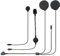 XGP Motorcycle Helmet Headset Hi-fi Speakers with Boom and Button Microphone Audio Kit 2-Way Intercom