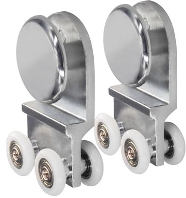 Cokritsm Duschtürrollen Wasserdicht Dusche Glastür Roller Ersatzteil Schiebetür Laufschienen