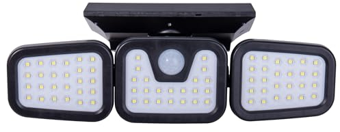 Näve Leuchten - LED Solar Außenwandleuchte Pacita - Multifunktionsleuchte Außenwandlampe - Mit fest verbauten LEDs, Dimmbar - Schwarz, 28,3 x 13,5 x 11 cm