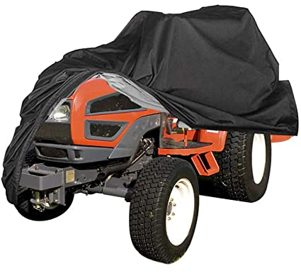 Copertura per Tosaerba Trattorino per Esterni Trattorino per Tosaerba 210D Impermeabile Durevole Coperture per Tagliaerba Impermeabile per Proteggere Il Giardino Universale, 177 * 110 * 110cm,Black