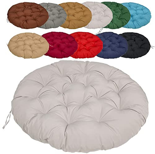 Generisch Bankauflage 70cm, gepolsterte Sitzauflage, Bequeme UV-beständige, gemütliche Gartenauflage und Bierbankauflage - hellgrau