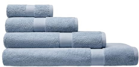 Cotonea Bio Frottier-Handtuch Farbe Hellblau-J011 Größe 50x100 cm