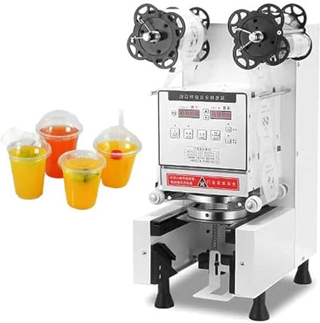 Bubble Tea Sealing Machine,Fully Automatic Cup Sealing Machine, CNC LCD Panel Electric Cup Sealing Machine, 90/95mm Plastic Cup Sealing Machine