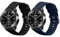 kwmobile Pulsera Compatible con Xiaomi Watch S3 Correa - 2X Correas de Silicona Flexible - Tamaño Ajustable