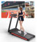 DeerRun Raceable Laufband für Zuhause, Geneigtes Laufband für Tragbare High-Tech-Geräte, Laufband Klappbares mit 158 KG Gewichtskapazität, Walking Pad Klappbares mit AI Coach und Multi-Runner-Spiel