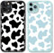 RUMDEY 2 Pack Cute Cow Phone Case for iPhone 11 Pro 5.8 inches, Full Camera Lens Protection Pattern Print Design Anti-Scratch Soft Slim Flexible Protective Shockproof Phone Cover-Cow