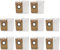 Daaxing Confezione da 4/10 sacchetti per aspirapolvere robot Lubluelu SL60D SL61, accessori di ricambio, sacchetti per aspirapolvere (10 pezzi)