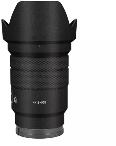 Autocollant anti-rayures pour objectif d'appareil photo Sony E PZ 18-105 mm F4 G OSS Noir givré