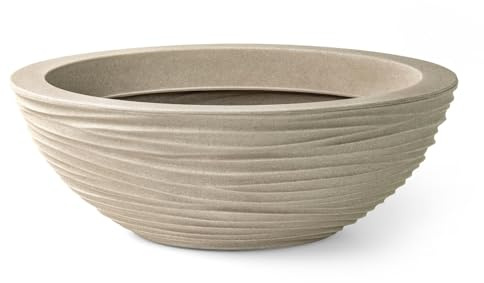 Kölle Pflanzschale 'Sylt', Sand, ca. 51 x 23 x H 20 cm