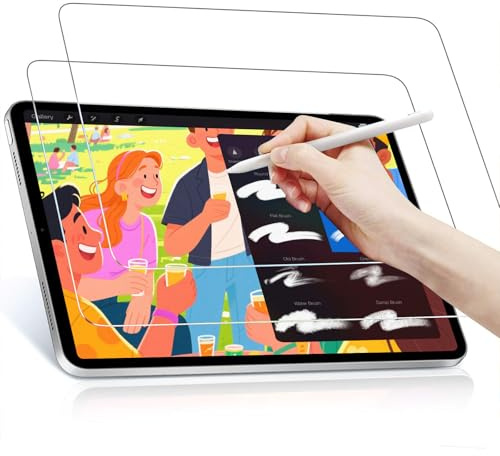 Penbinmall 2 Stück Matt Papier Schutzfolie für iPad 7th/8th/9th Gen(10.2-inch） Displayschutz Schreiben und Zeichnen wie auf Papier, Blendfreiem Feel Paper Film PET Screen Protector