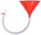 MagiDeal Beer Funnel with Valve Convenient Portable Beer Bong Funnel and Tube Multipurpose Leakproof Drink Funnels with Tube for Party Festivals Carnivals Vacation, Sinle Tube