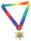 VOSAREA Hängende für Goldene Metallmedaille für Sportfeste Partys oder Wettbewerbe mit Lanyard Belohnung oder Souvenir für Kleine