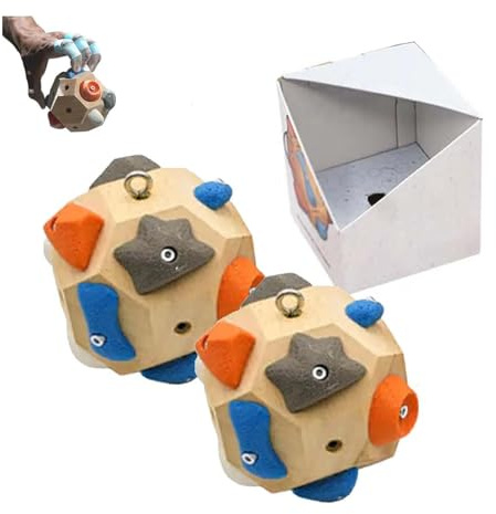 Yanobia Handgefertigter Boulder-Block – baut Kraft und Präzision auf, 3D-Boulder-Block, Klettern, Trainingsball für Finger- und Handkraft, Geschenk für Bergsteigen