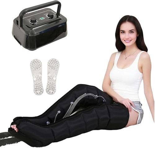 Lipedema Legs Treatment Massager with 6 Air Chambers - Electric Compression Boots, Improve Pain Waist Leg Arm Relax, Lymphatic Drainage Machine,2 legs