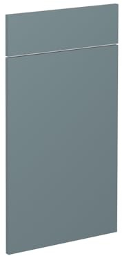 Vicco Küchenfront R-Line, Blau-Grau, 39.6 x 71.6 cm Möbelfront für den Schubunterschrank, passend für R-Line Küchenschränke zur einfachen Montage