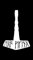 Thors Hammer - Liga Viking Autoaufkleber | Der Car Sticker für Wikinger und Viking Metal Fans (schwarz)