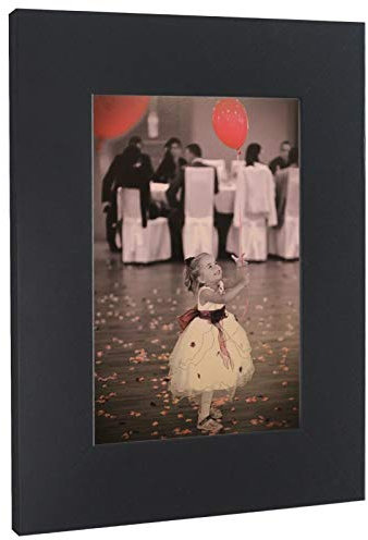 Bilderrahmen Fotorahmen 33x98 cm Schwarz bilderrahmen zum aufhängen MDF Picture Frames Farbe und 40 verschiedene Größen wählbar ohne Passepartout Rahmen Rio