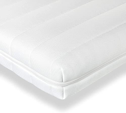 Träumegut24-10cm Ergonomische Kaltschaum Matratzenauflage Matratzentopper Matratzenschoner Topper - Härtegrad H2 / H3 (H2, 120x200)