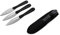 KS-11 Wurfmesser Darts Set Black Edition – 3 Hochwertige Ausbalancierte Kunai Messer Inklusive Holster mit Gürtelclip – Etui – Selbstverteidigung – Outdoor Abenteuer Messerwerfen